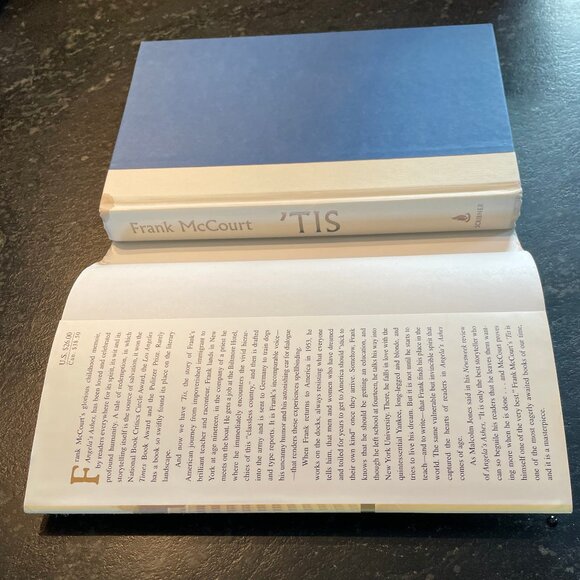 "'Tis," by Frank McCourt, 1999 First Edition Hardcover - Picture 8 of 8